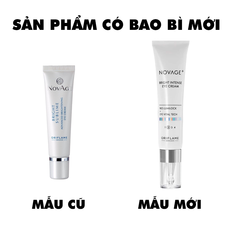 Kem dưỡng da mắt rạng rỡ đều màu NovAge Bring Intense Eye Cream 41033