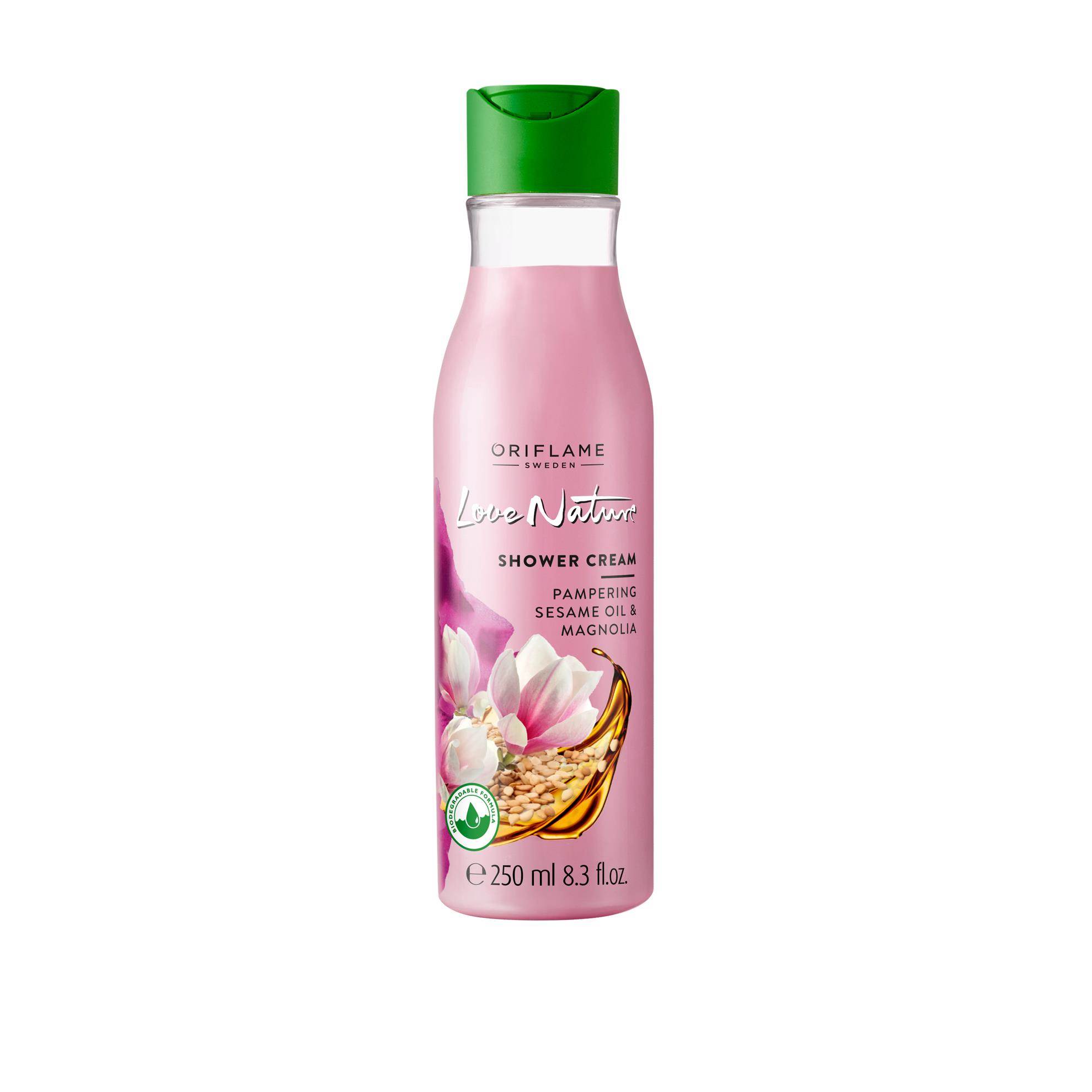love-nature-shower-cream-pampering-sesame-oil-magnolia
